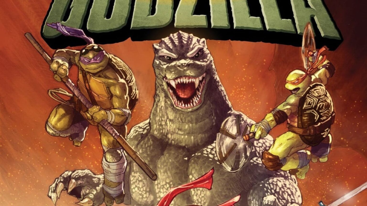 Godzilla e le Tartarughe Ninja: un tributo epico agli anni ’80 TMNT x Godzilla