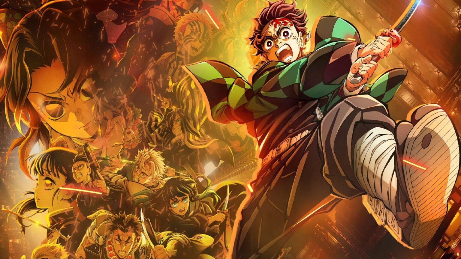 Tanjiro in Demon Slayer Il Castello dell'infinito