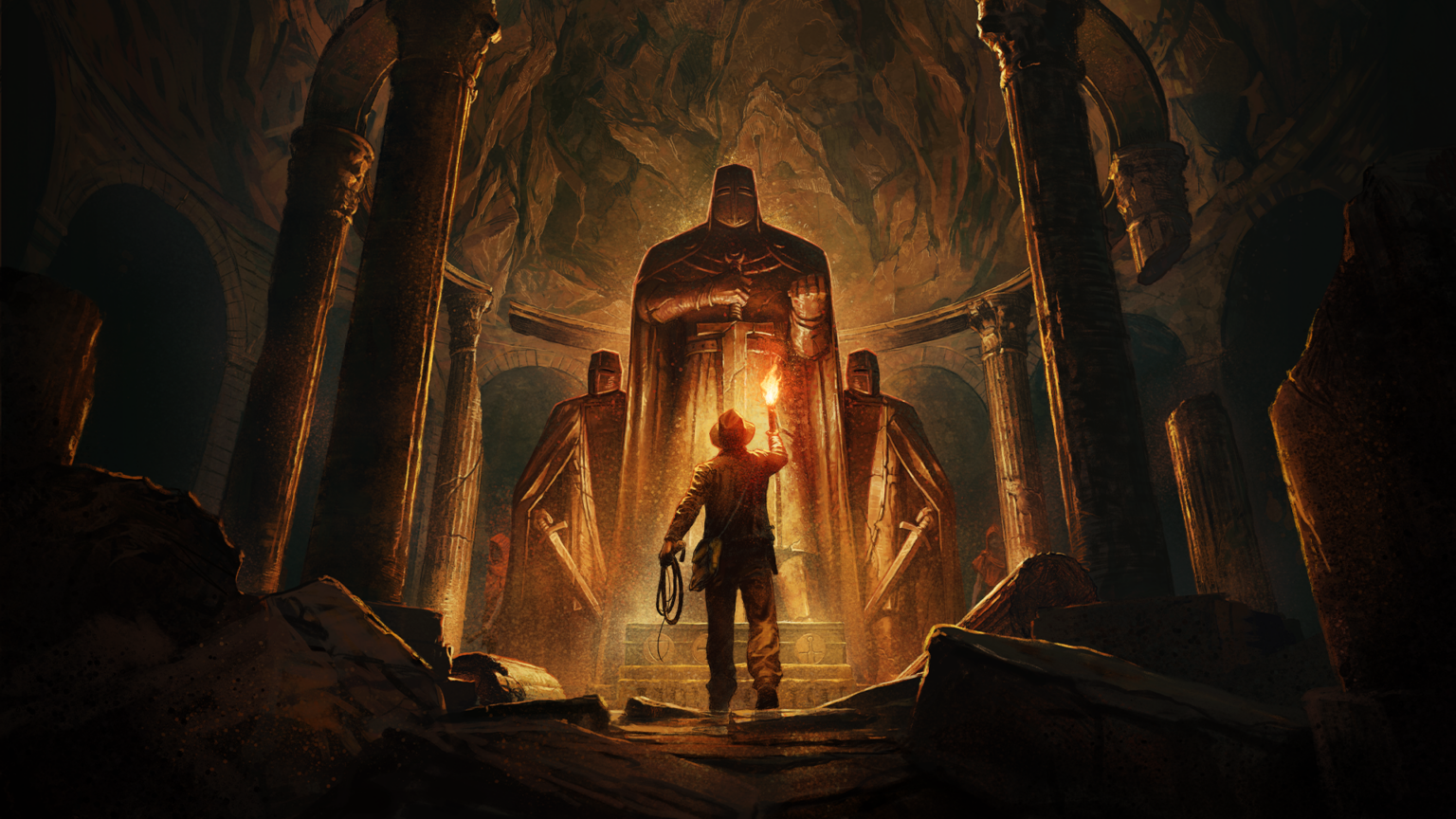 Nuove vacanze romane per Indiana Jones L’ordine dei Giganti Artwork ufficiale di Indiana Jones L'ordine dei Giganti