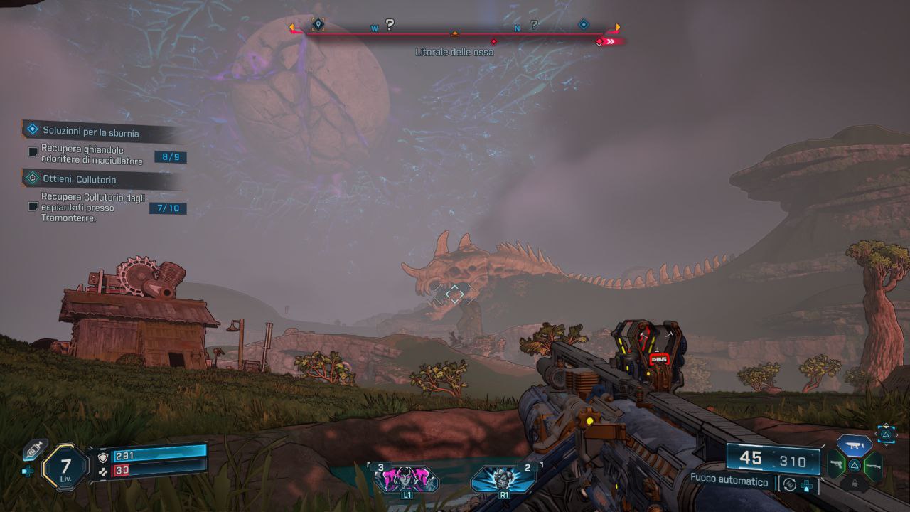 Scorcio delle Tramonterre in Borderlands 4