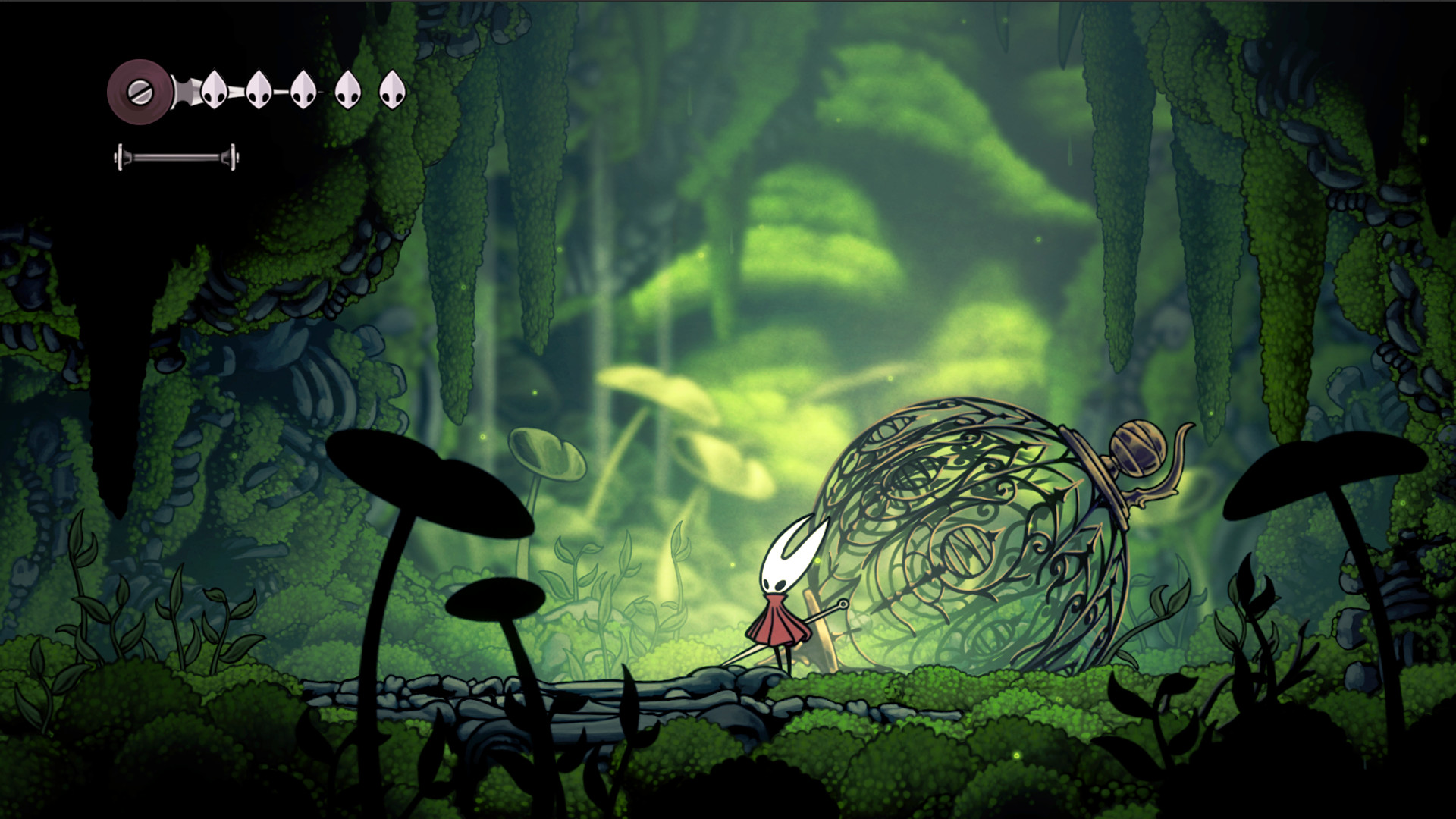 Una sequenza di gioco di SIlksong