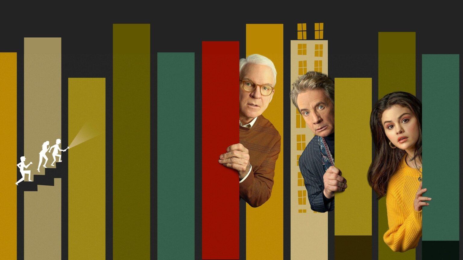 Un'immagine promozionale di Only murders in the building