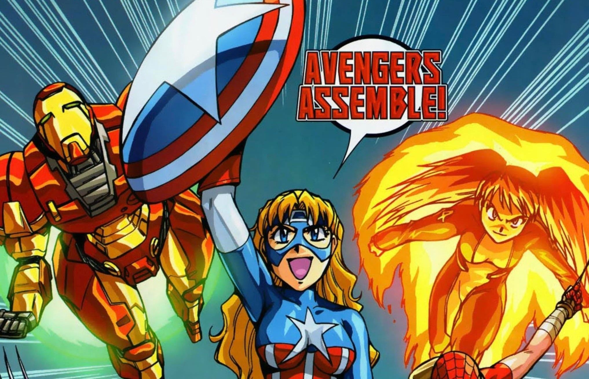 Carol Danvers è Capitan America nel Mangaverse