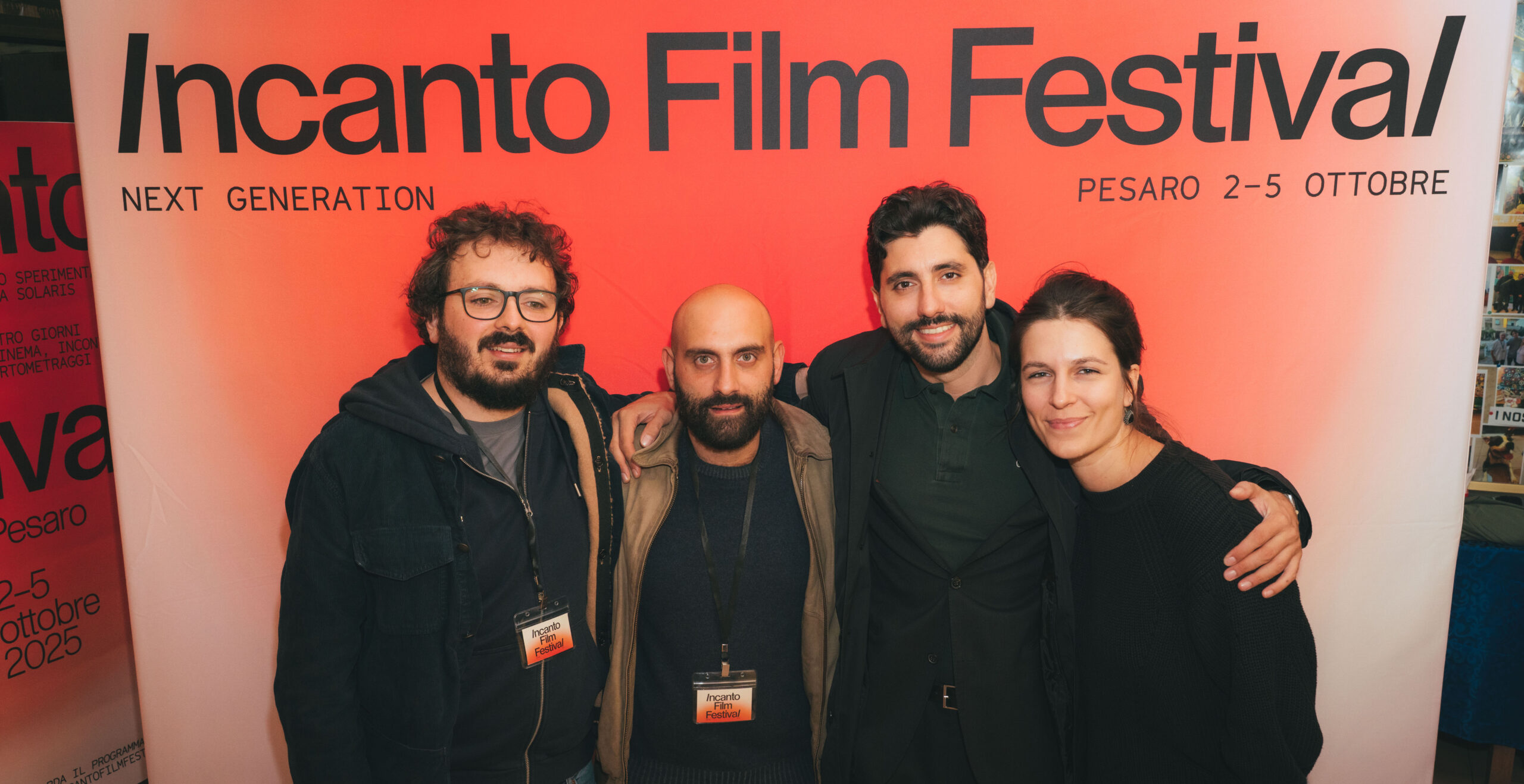 i primi protagonisti dell'Incanto Film Festival