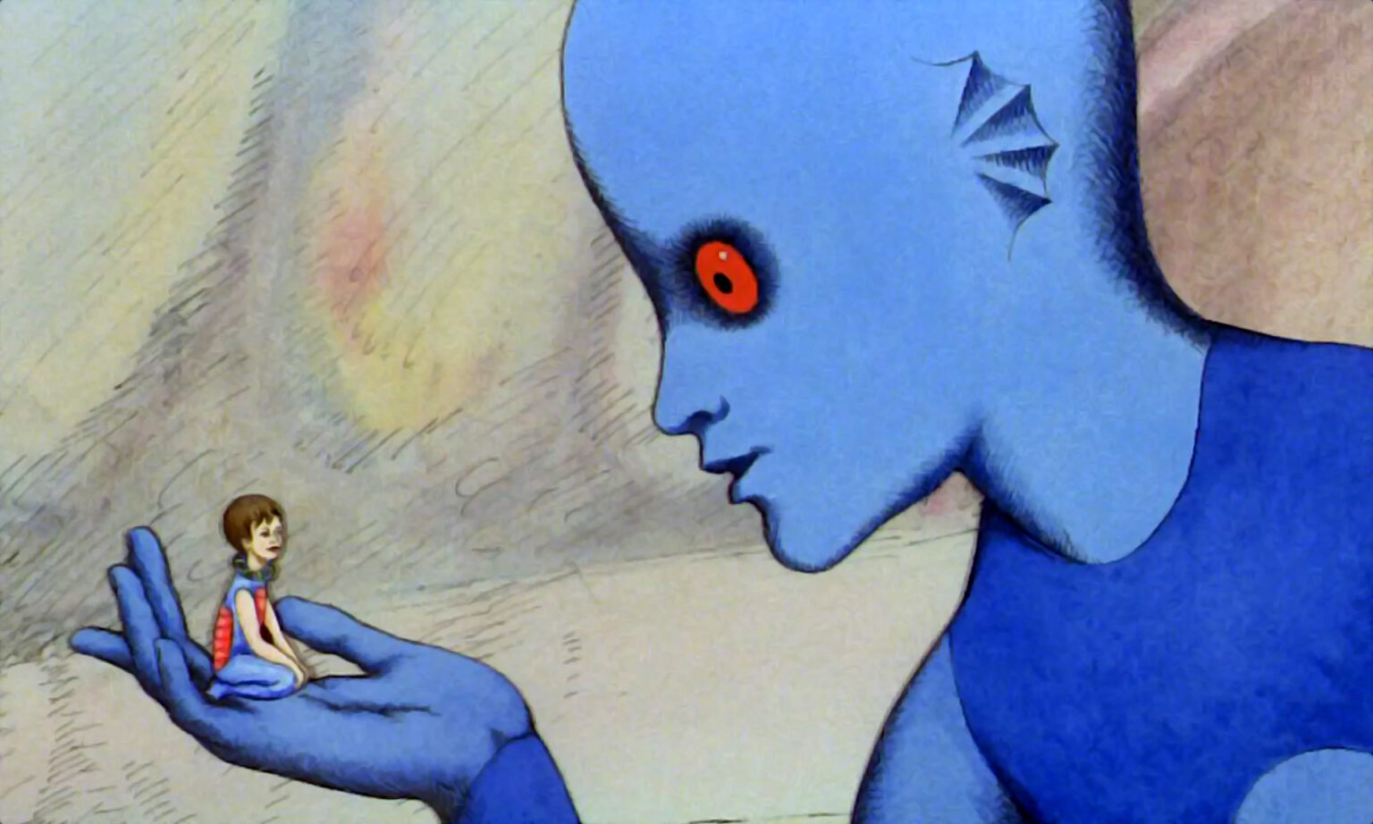Una scena de Il pianeta selvaggio