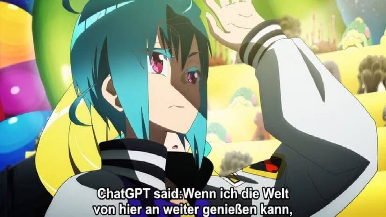 Immagine incriminata sui sottotitoli di Crunchyroll creati dall'intelligenza artificiale