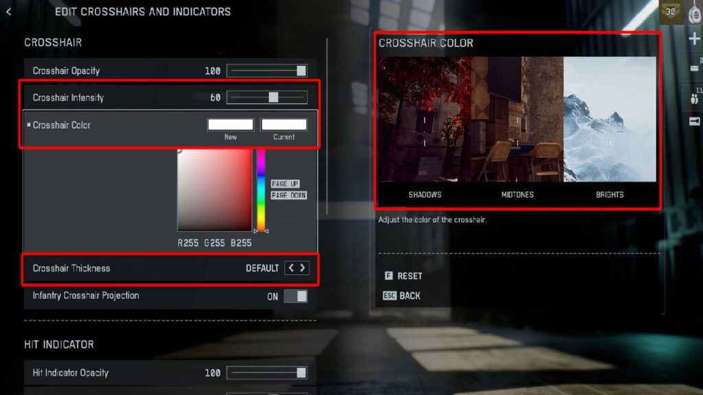 Impostazioni visive su Battlefield 6