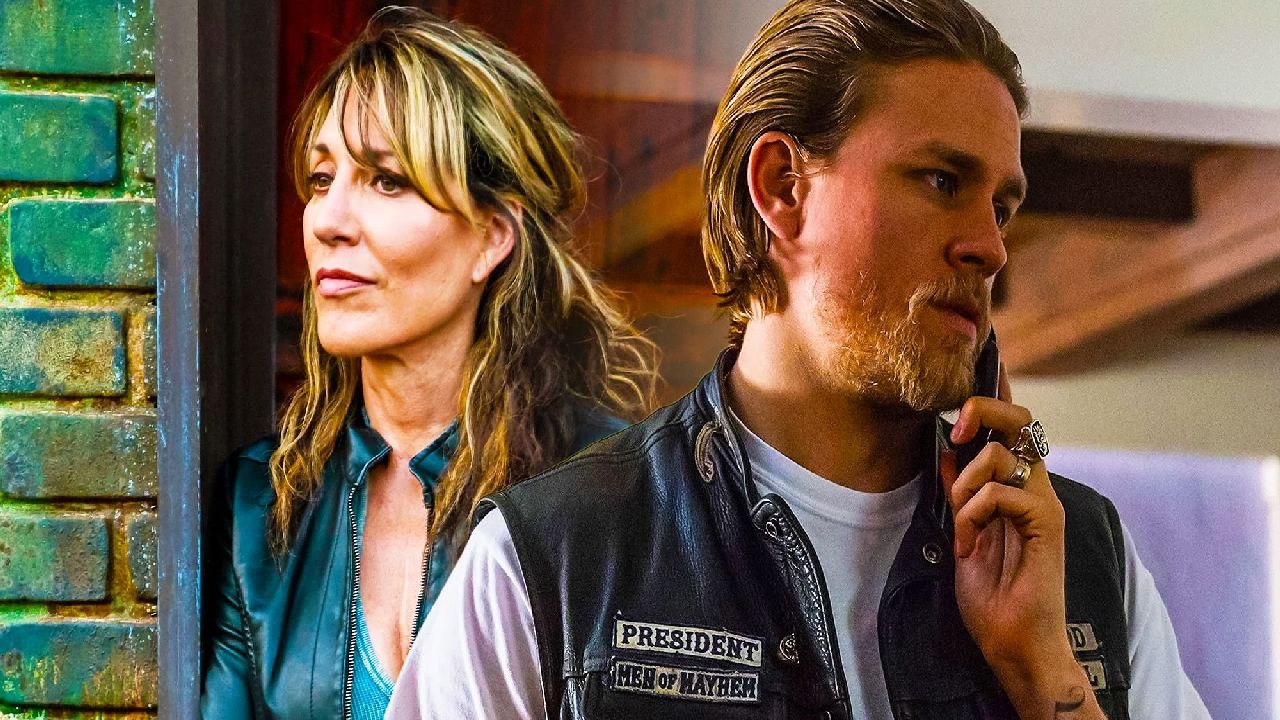 Jax Teller e sua madre Gemma in Sons of Anarchy