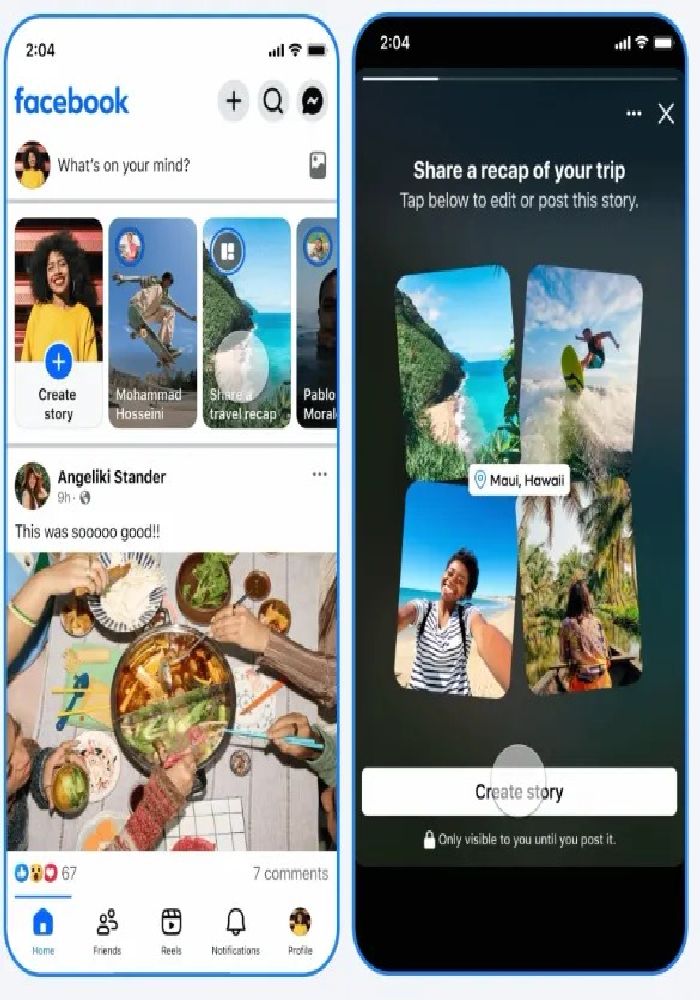 Le nuove foto di Facebook