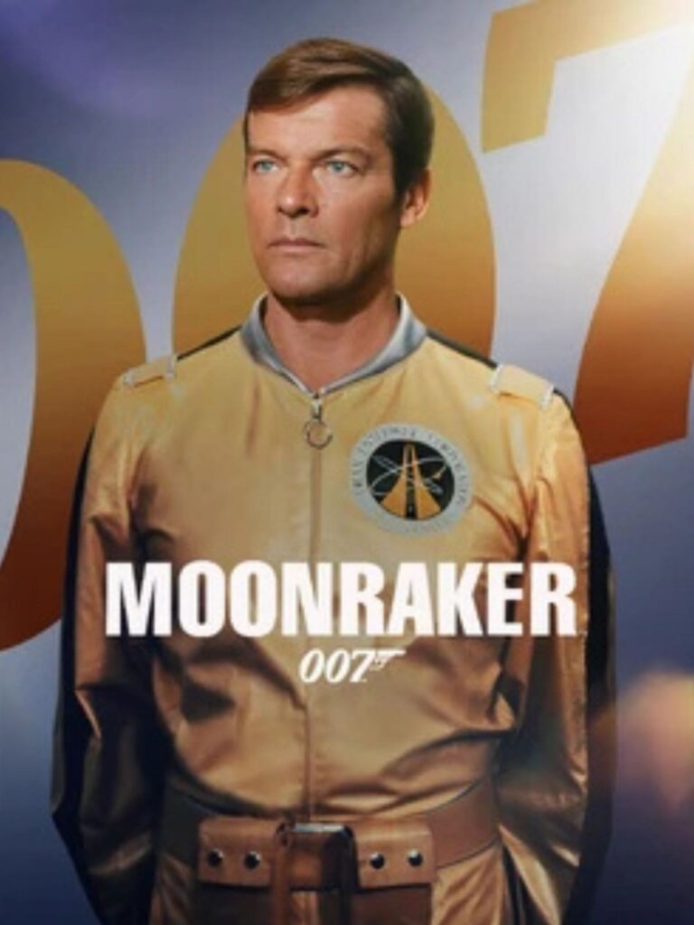Roger Moore nel poster Amazon di Moonraker sembra uscito da Star Trek
