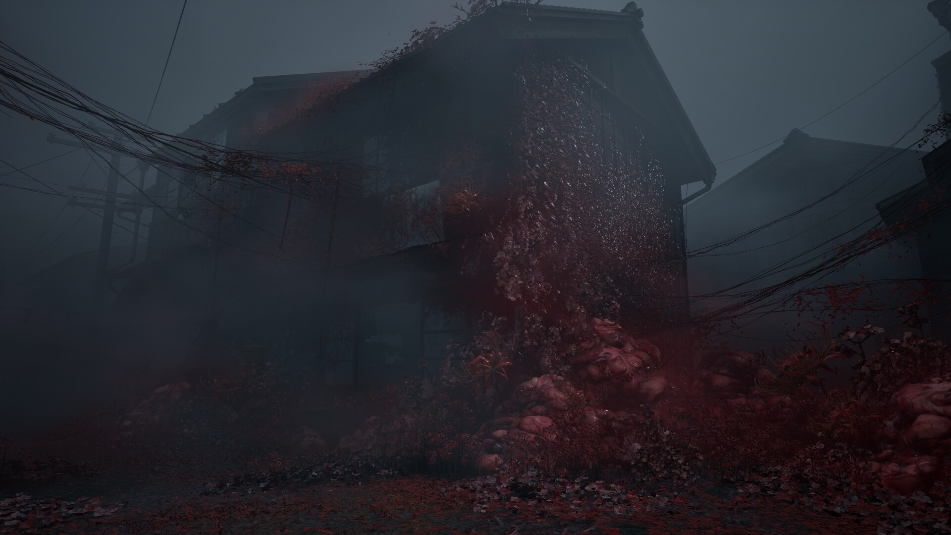 Un dettaglio dei fiori letali in Silent Hill f