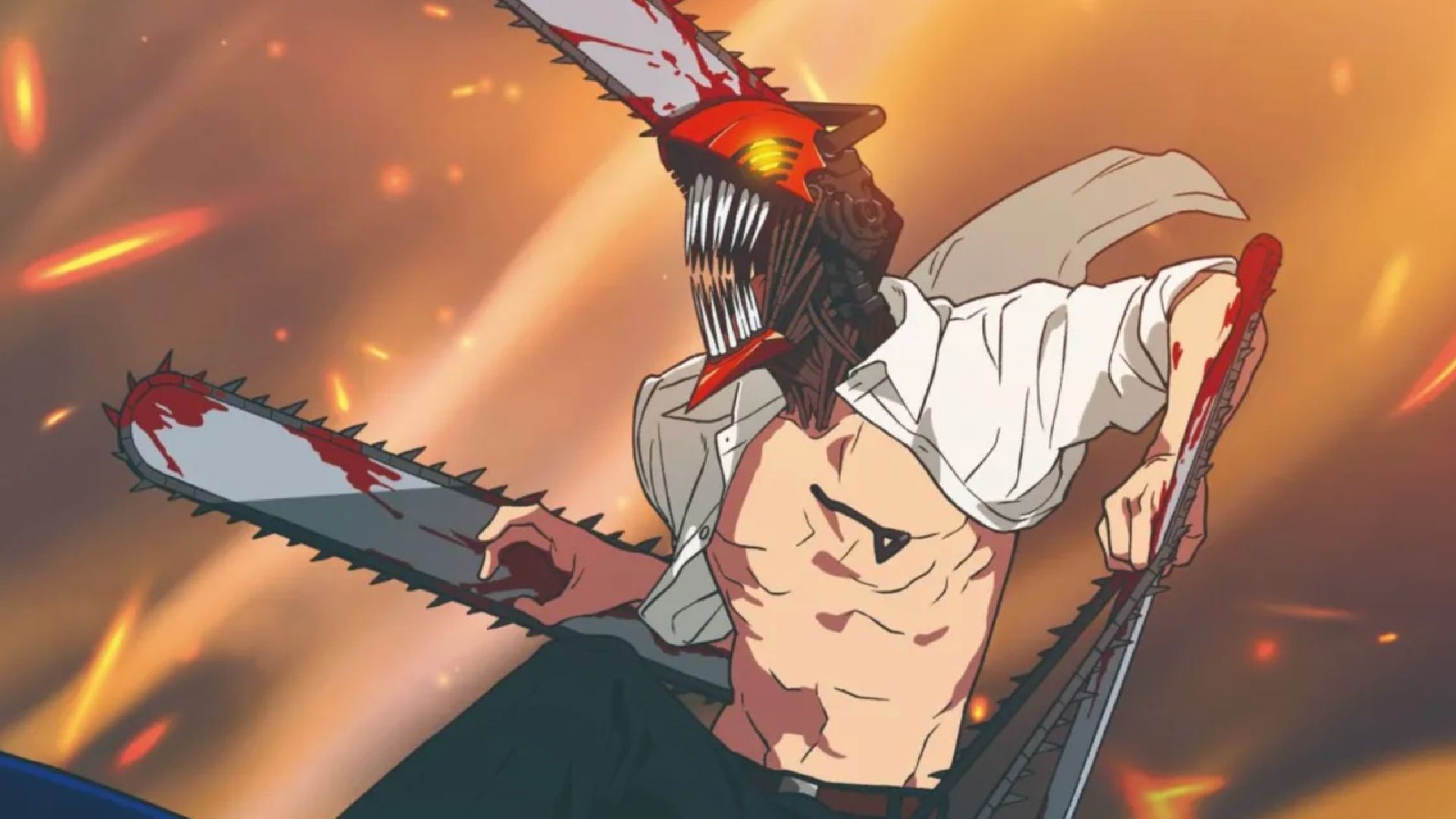 Una scena tratta dal film di Chainsaw Man