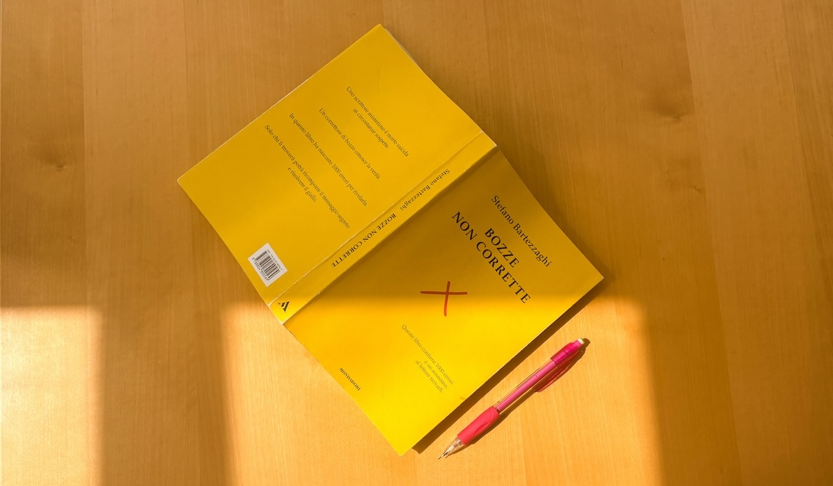 foto libro bozze non corrette