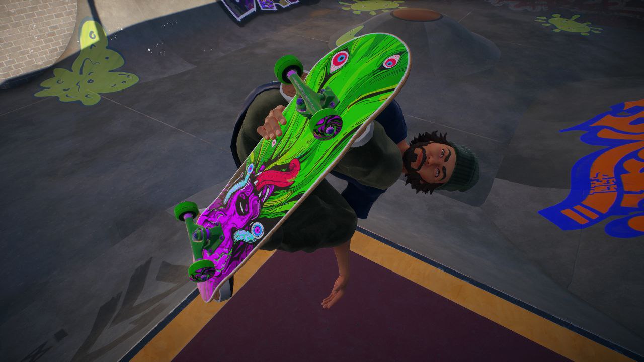 Trick in skate.