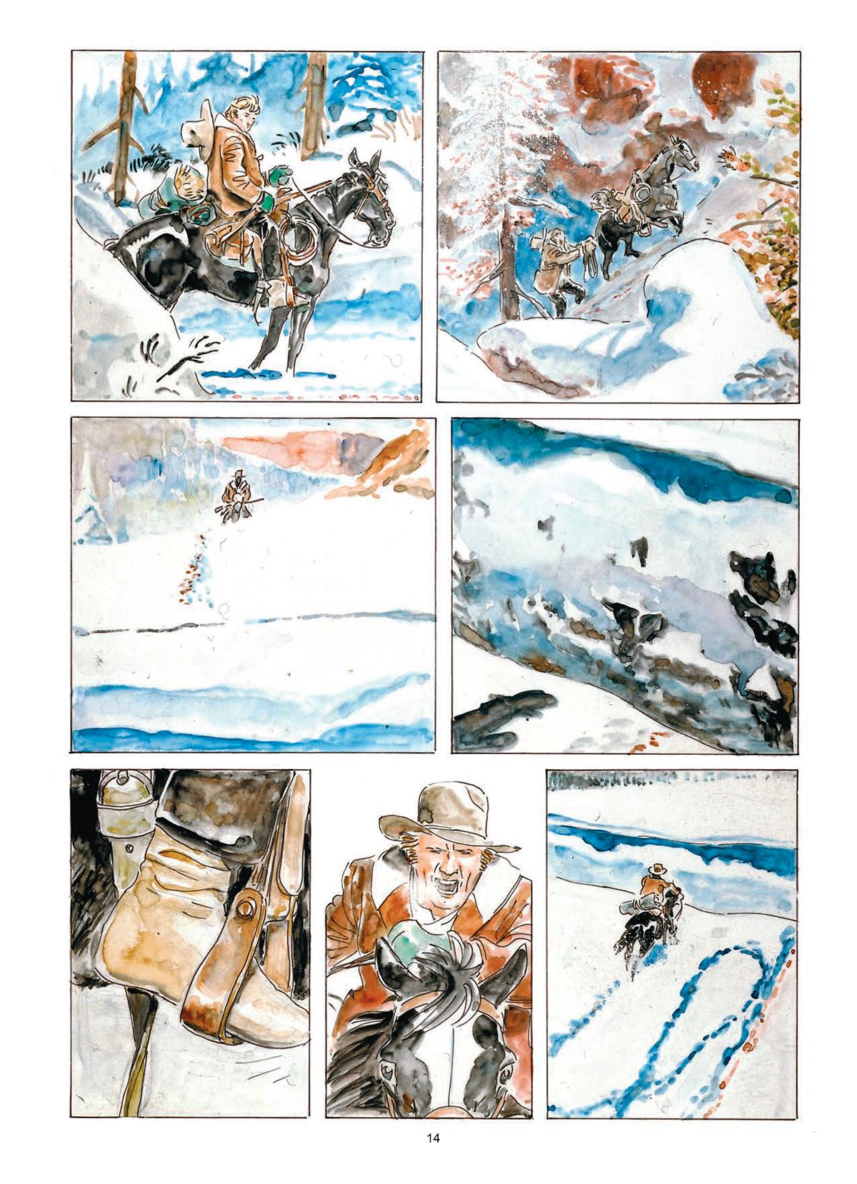 Una tavola di Ken Parker: il respiro e il sogno