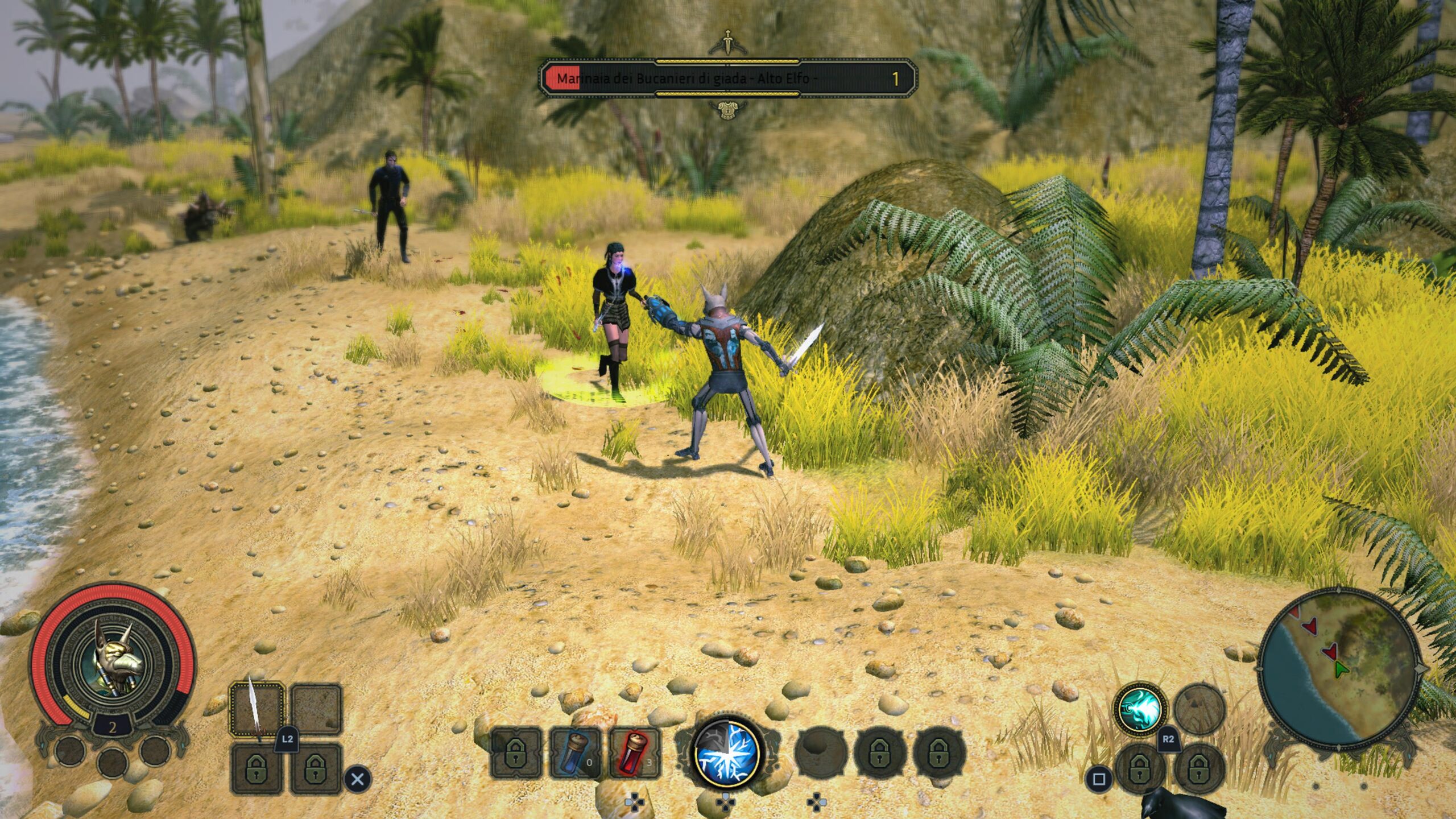 Una sequenza di gioco di Sacred 2 Remastered