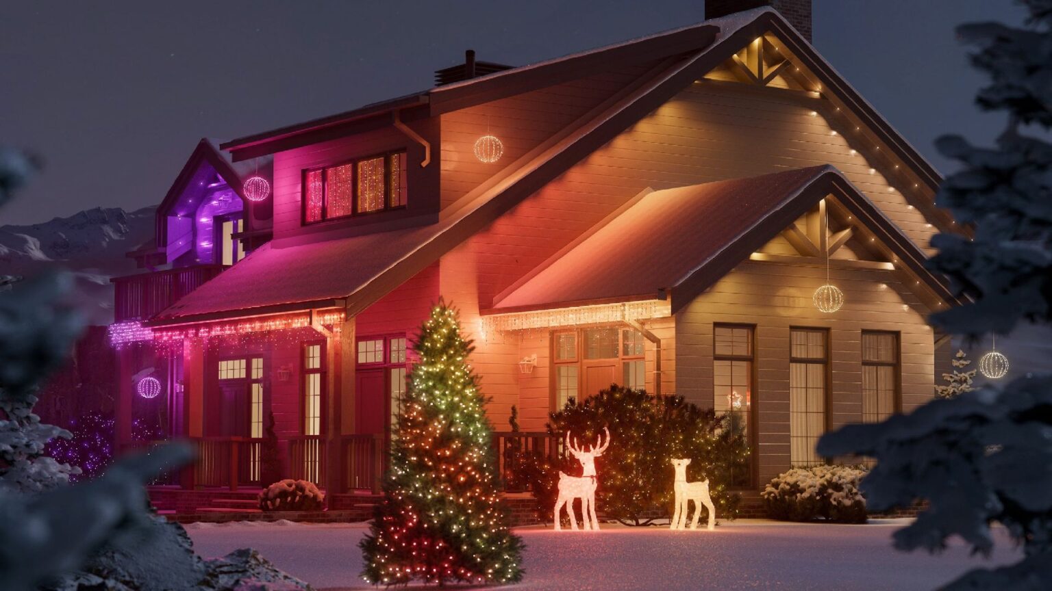 Twinkly presenta le luci natalizie che cambiano colore da sole con lo smartphone: si controllano dall’app e durano tutto l’anno Casa addobbata per Natale