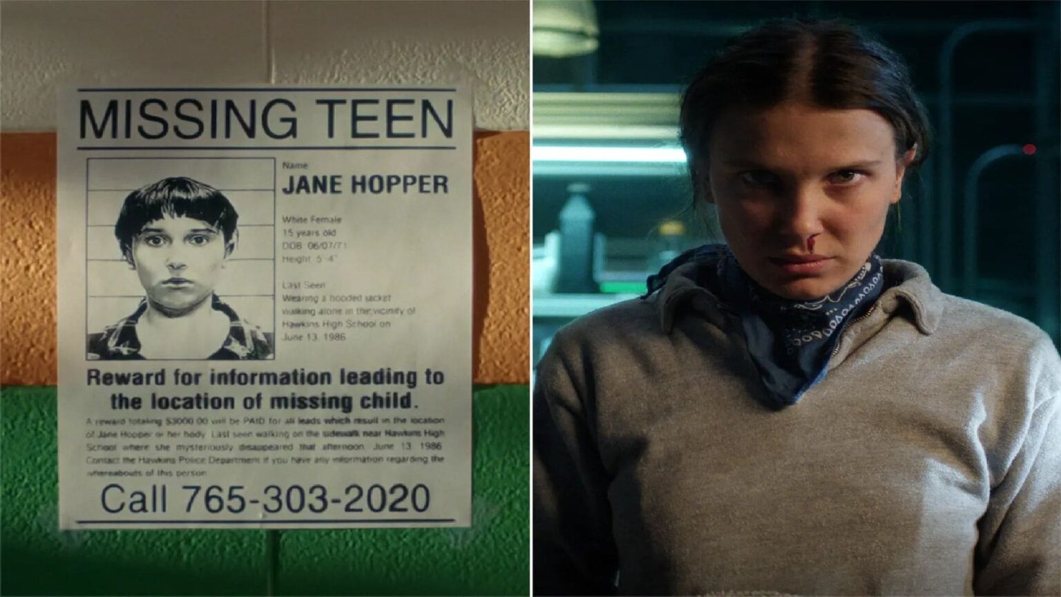 Il numero di telefono in una scena di Stranger Things 5 esiste davvero: cosa succede se chiami Il poster di Undici in una scena di Stranger Things 5