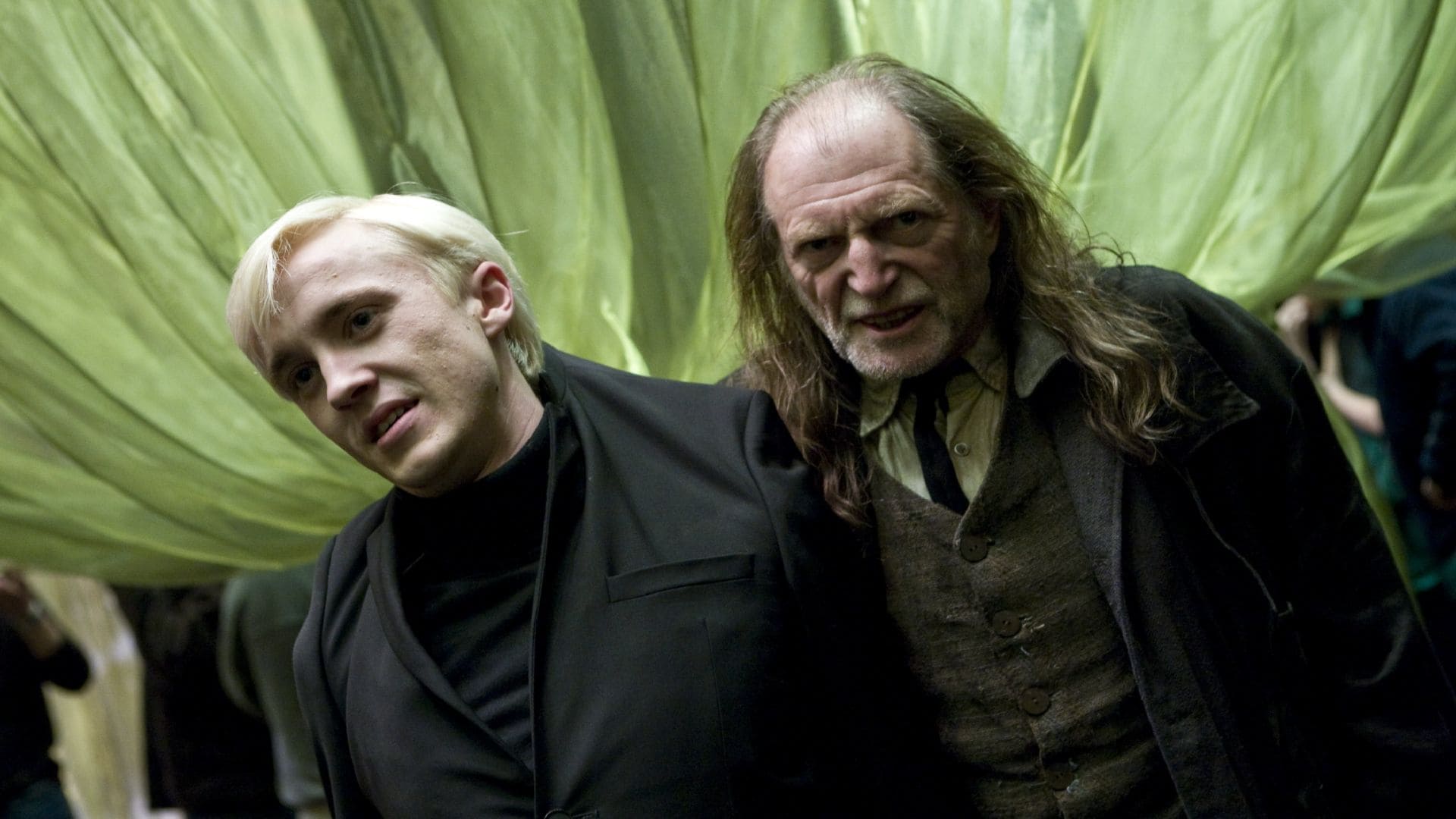 Malfoy e Gazza in Harry Potter