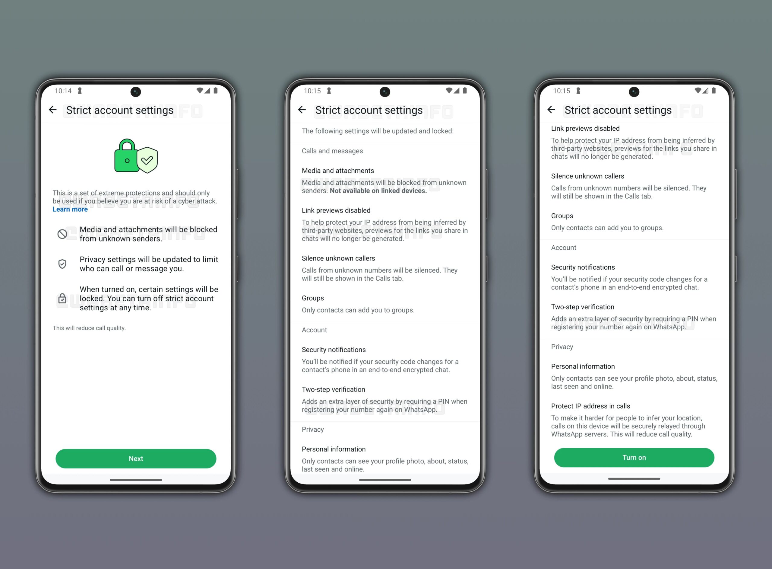 Nuove funzioni di sicurezza di Whatsapp