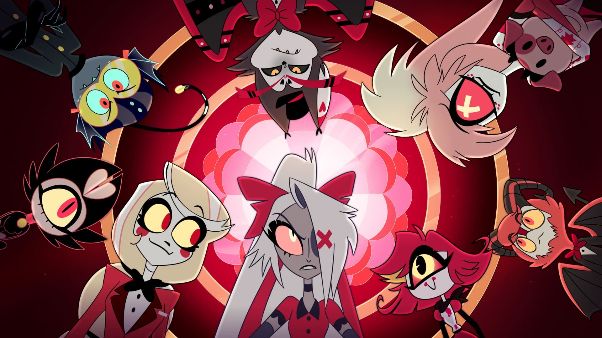 il gruppo infernale di Hazbin Hotel