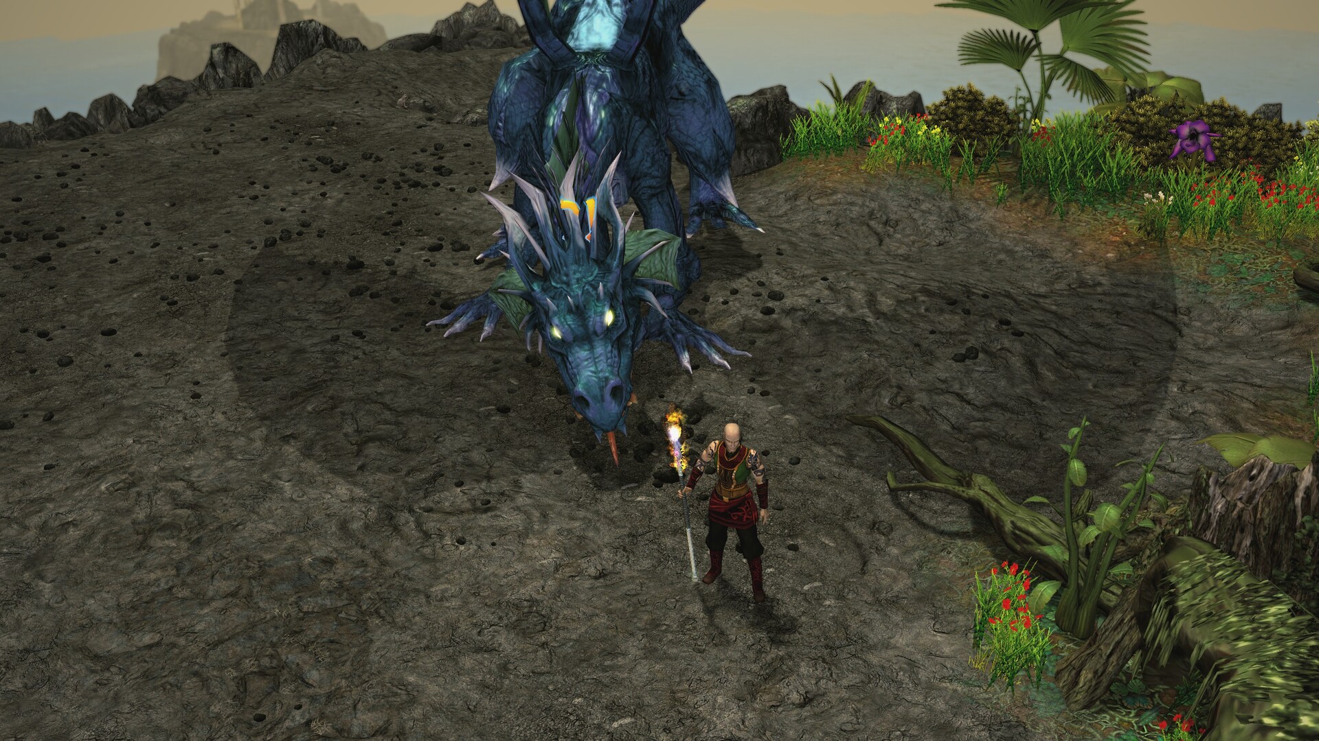 Una sequenza di gioco di Sacred 2 Remastered