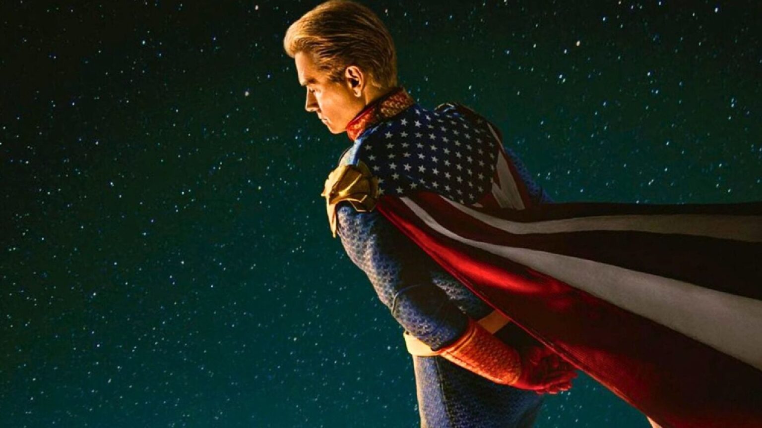 Dettaglio del poster di Patriota in The Boys 5