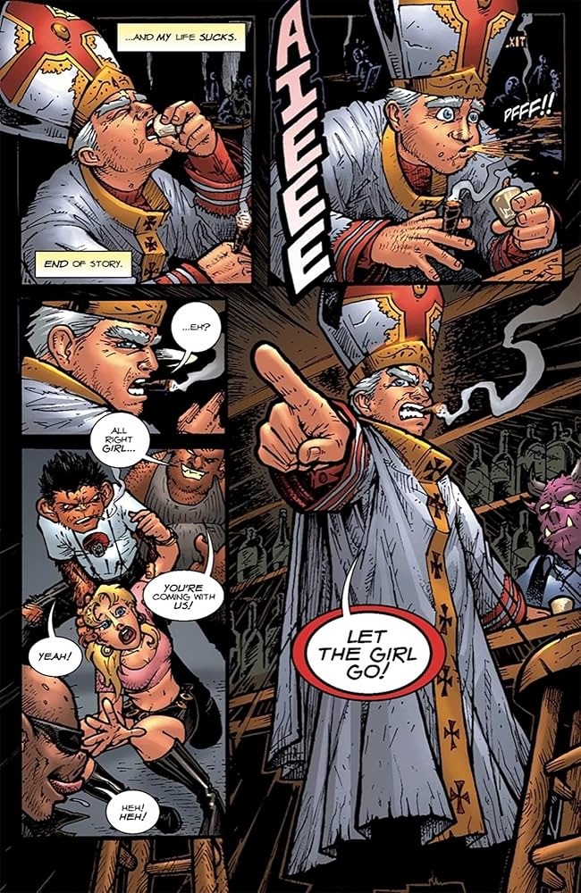 Battle Pope- © Skybound/ saldaPress