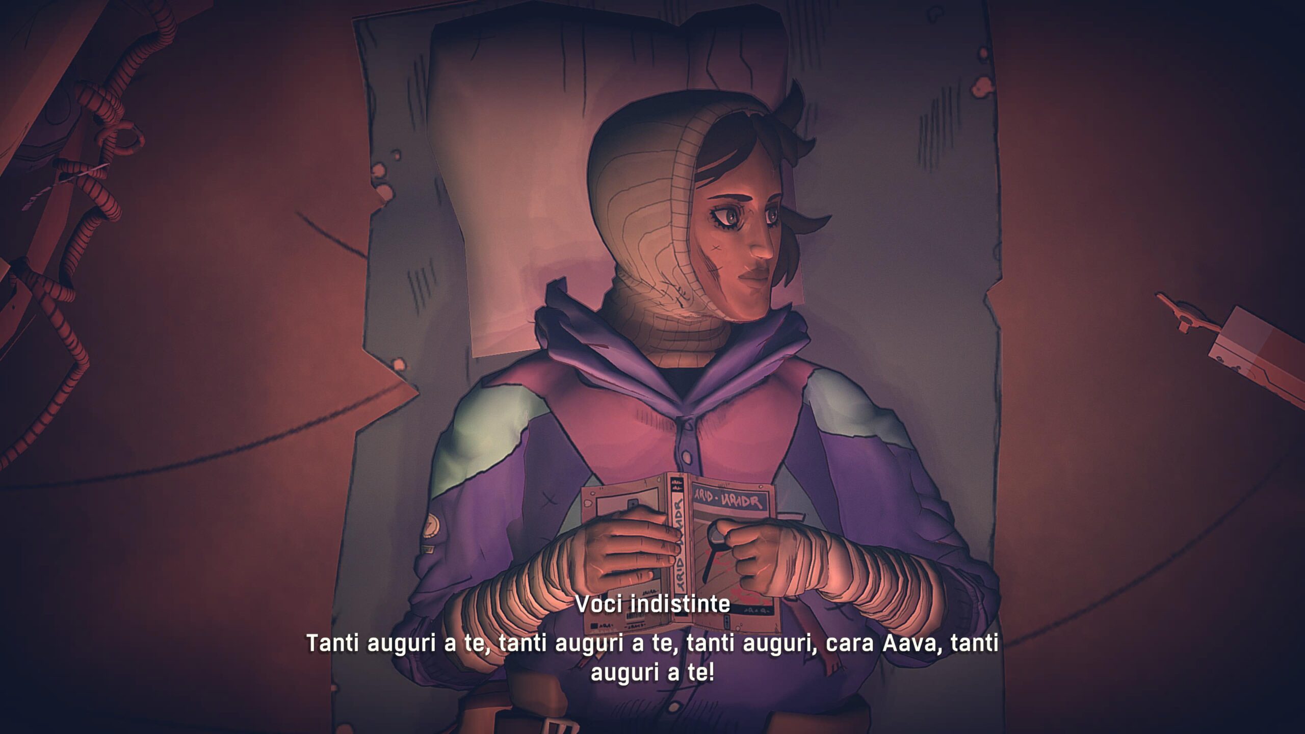 Una sequenza di riposo di Aava in Cairn