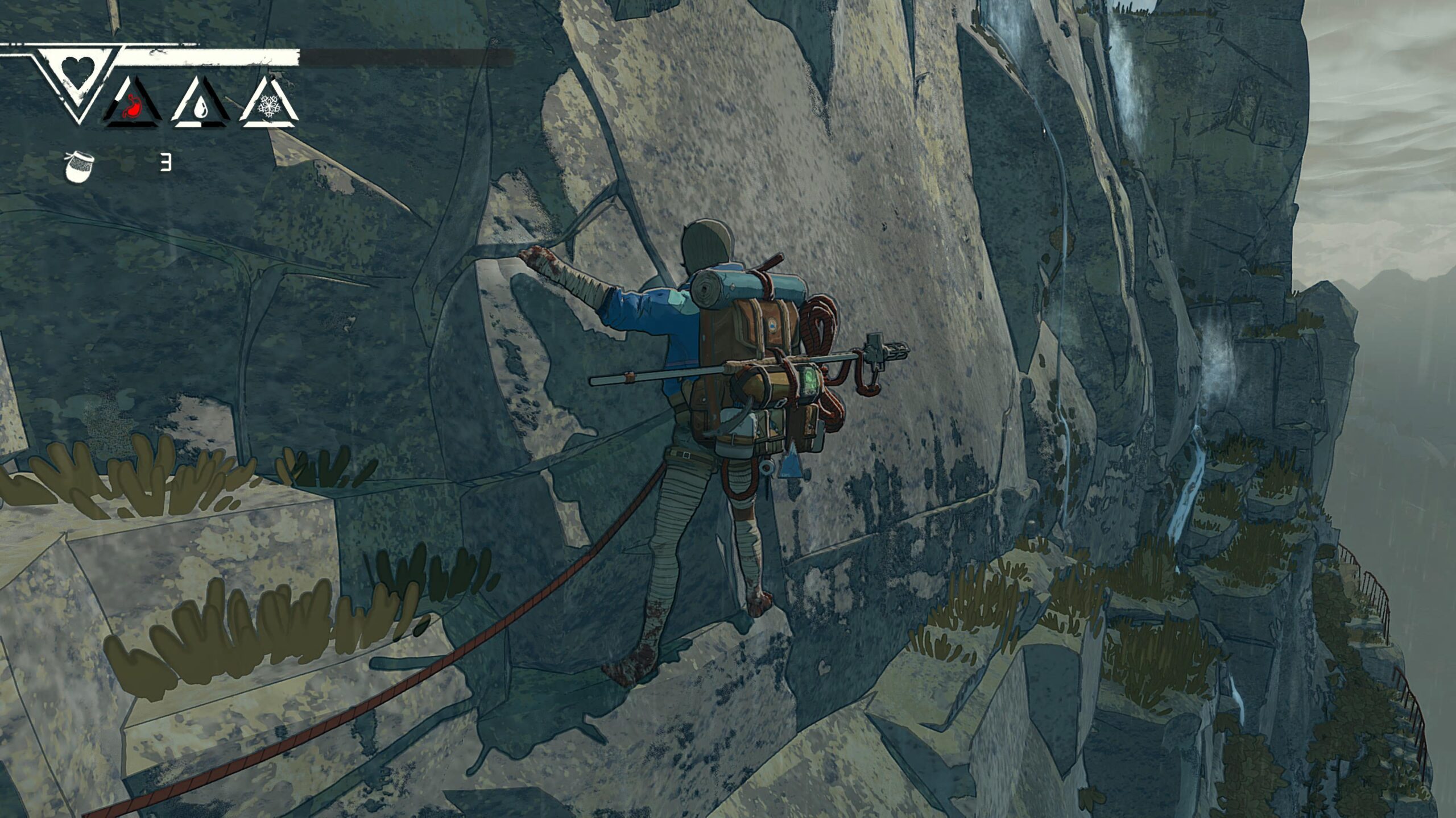 Scalata in corso in Cairn