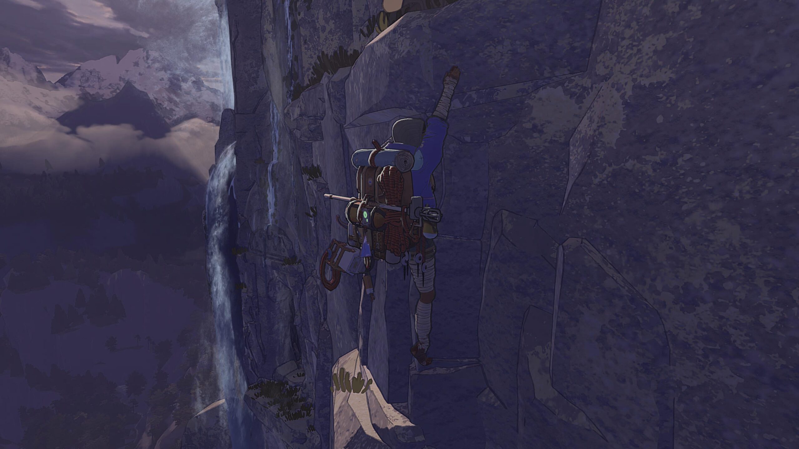 Scalata in corso in Cairn