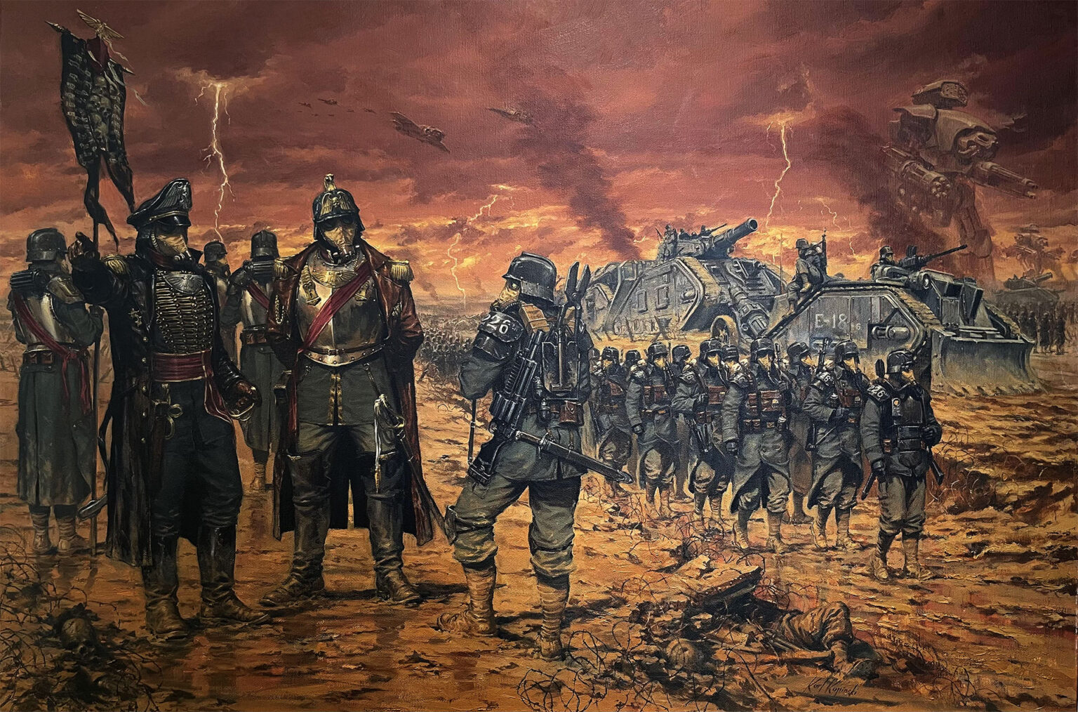 Death Korps Of Krieg by Karl Kopinski