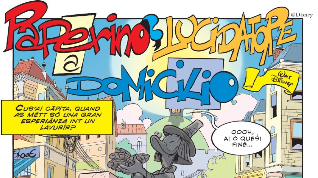 In arrivo l’edizione speciale di Topolino dedicato ai dialetti Topolino -©Panini