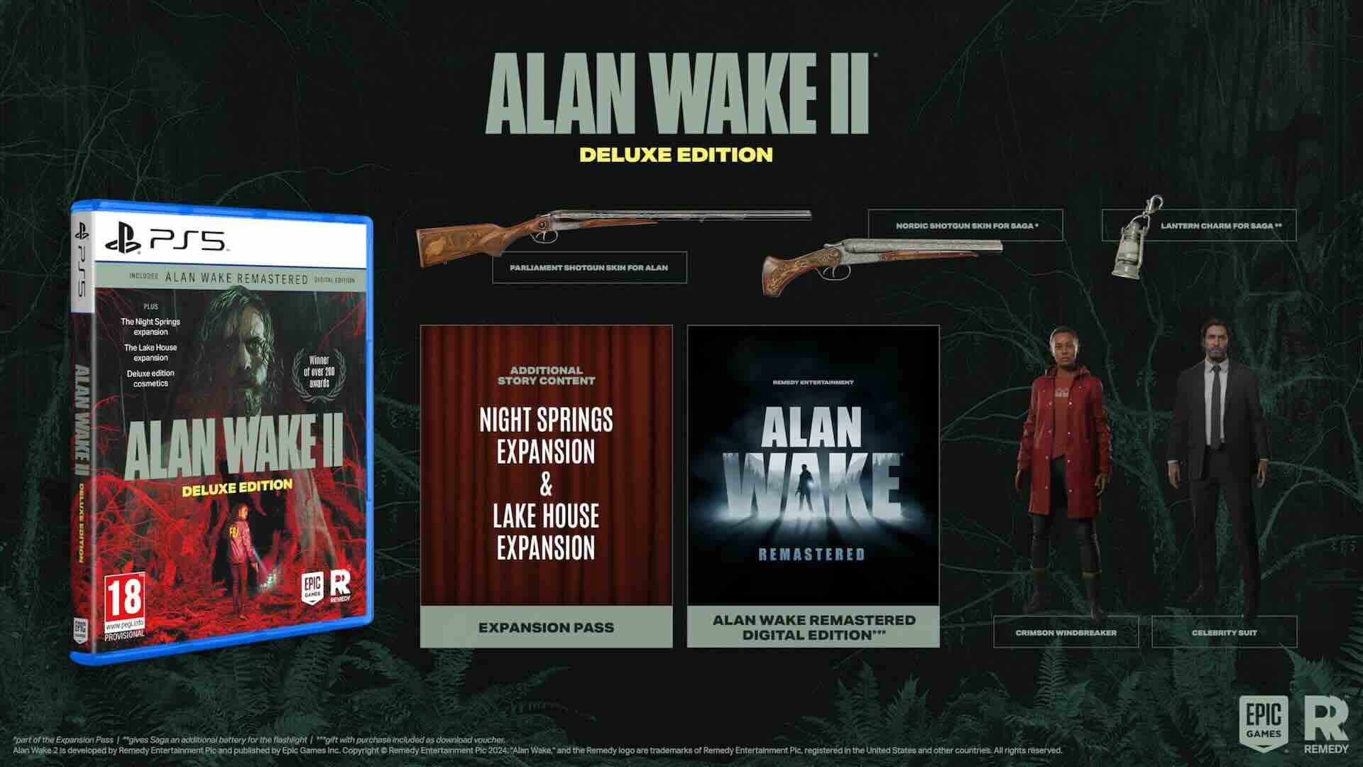 I contenuti della Deluxe Edition di Alan Wake 2