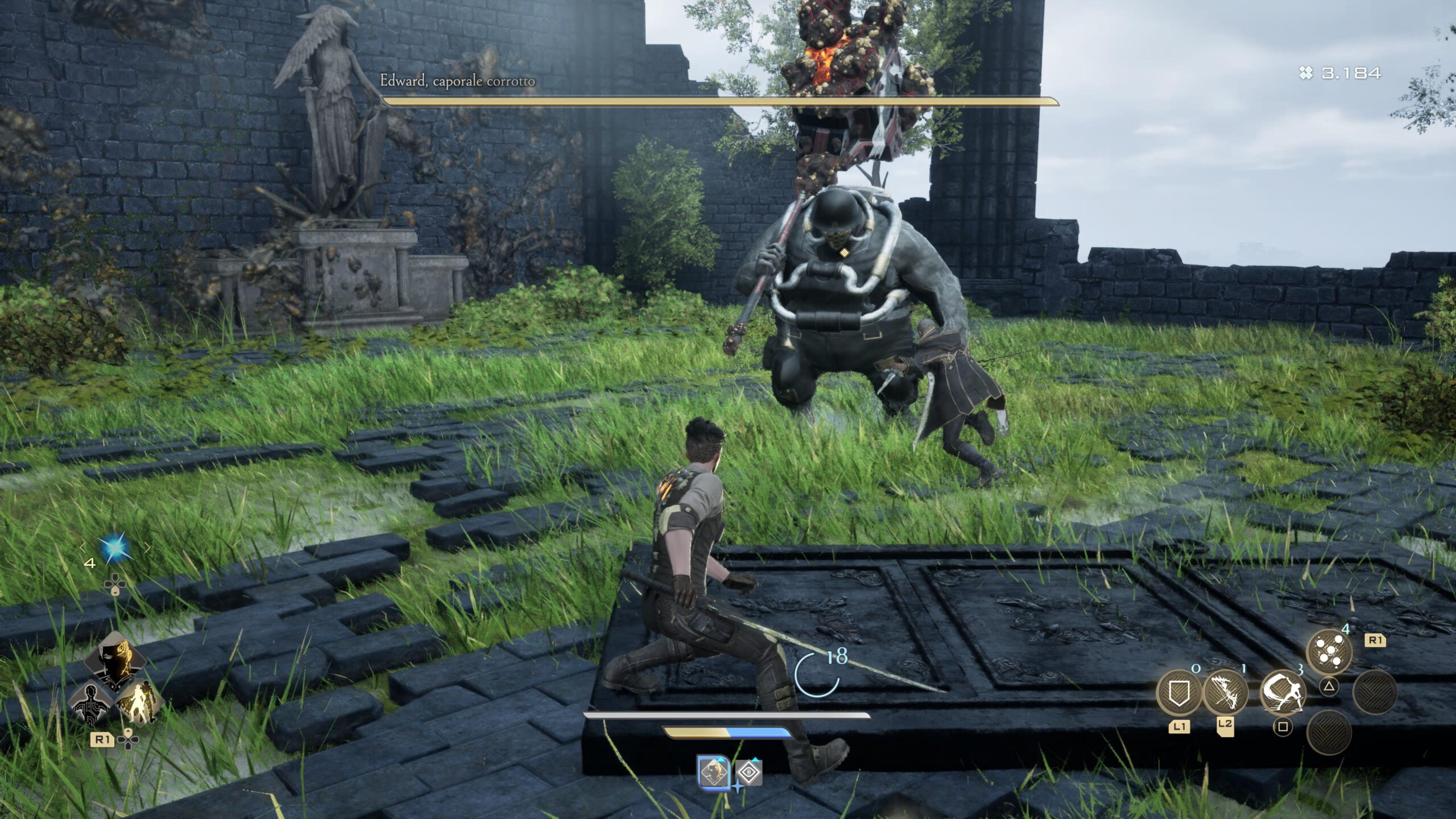 Scontro con un boss in Code Vein 2