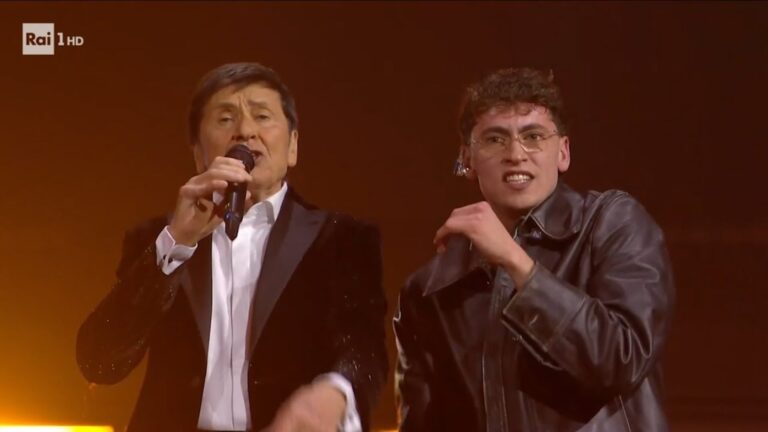 Gianni Morandi e il figlio a Sanremo 2026