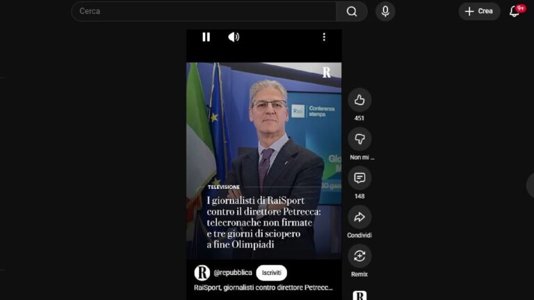 Giornalisti di Rai Sport contro Petrecca