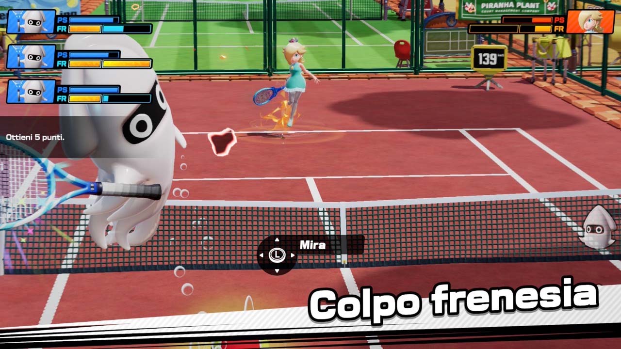 Mario Tennis Fever_un fever shot