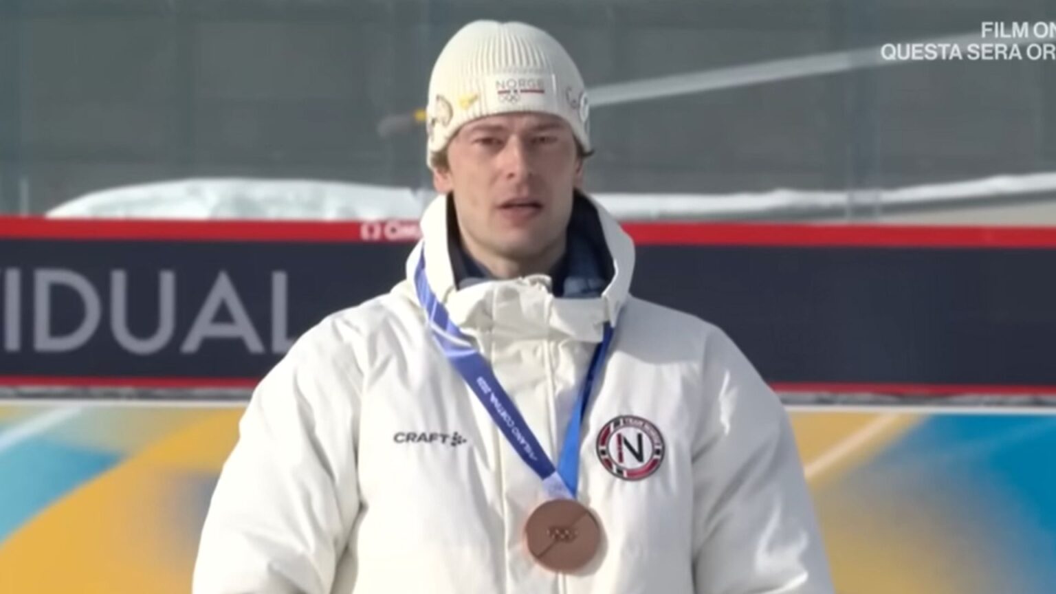 Laegreid la confessione del tradimento in diretta