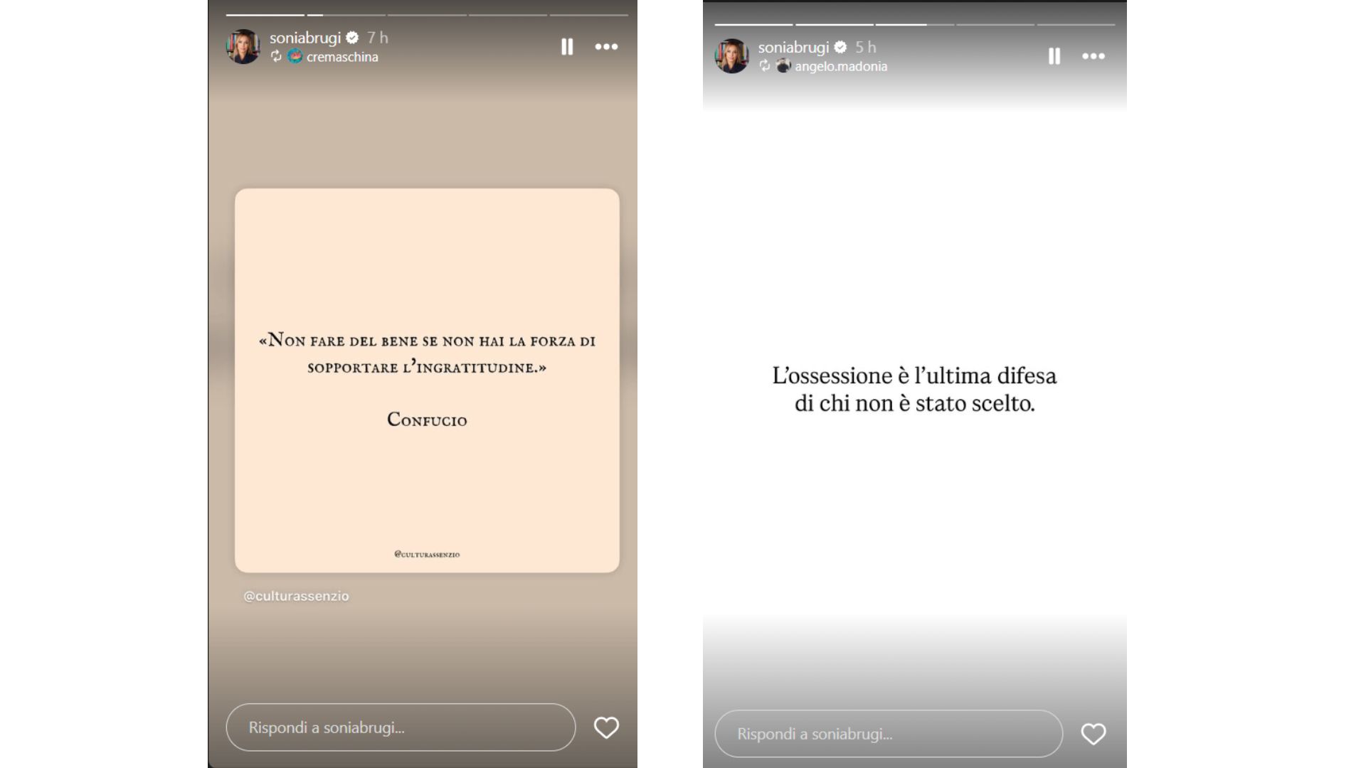 Sonia Bruganelli risponde alle critiche