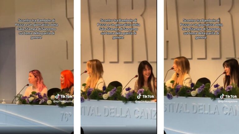 Scontro Bambole di Pezza e giornalisti