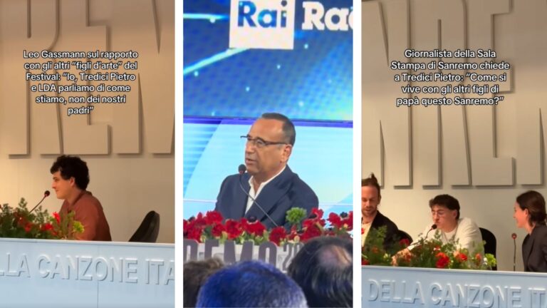 Polemica a Sanremo 2026: Sala Stampa accusa Conti per le poche donne tra i Big e fa domande ai “figli di papà” Le polemiche in sala stampa