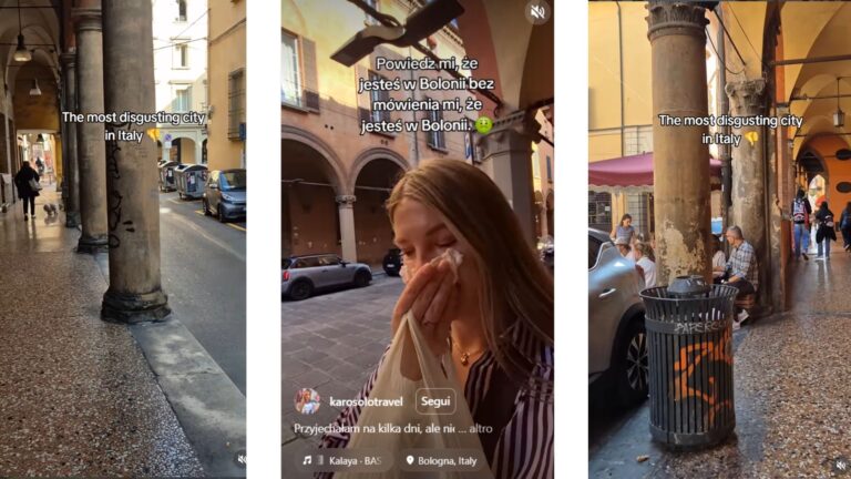 Il video della travel blogger che ha definito Bologna "puzzolente" e "disgustosa"