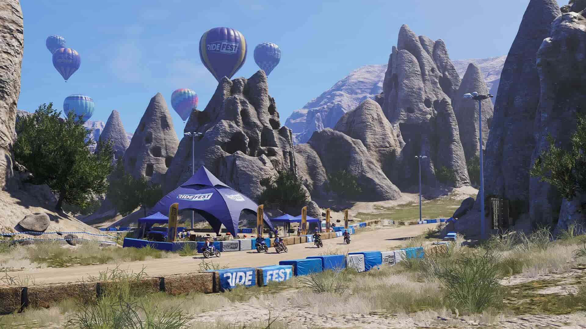 Panoramica di un paesaggio della RIDE Fest. Fonte: Milestone