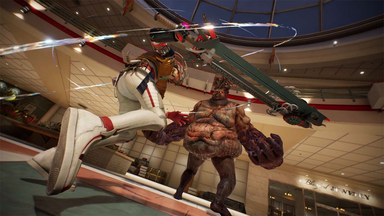 Il protagonista Romeo attacca un nemico