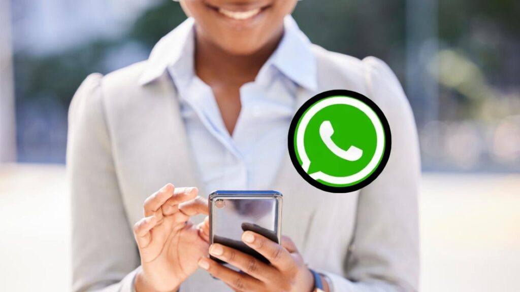 Smartphone logo WhatsApp