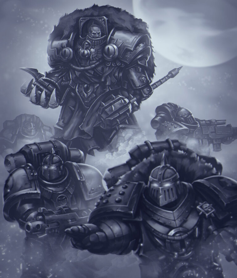 LunaWolves and Horus-Lupercal by Vitaliy Perevoshikov