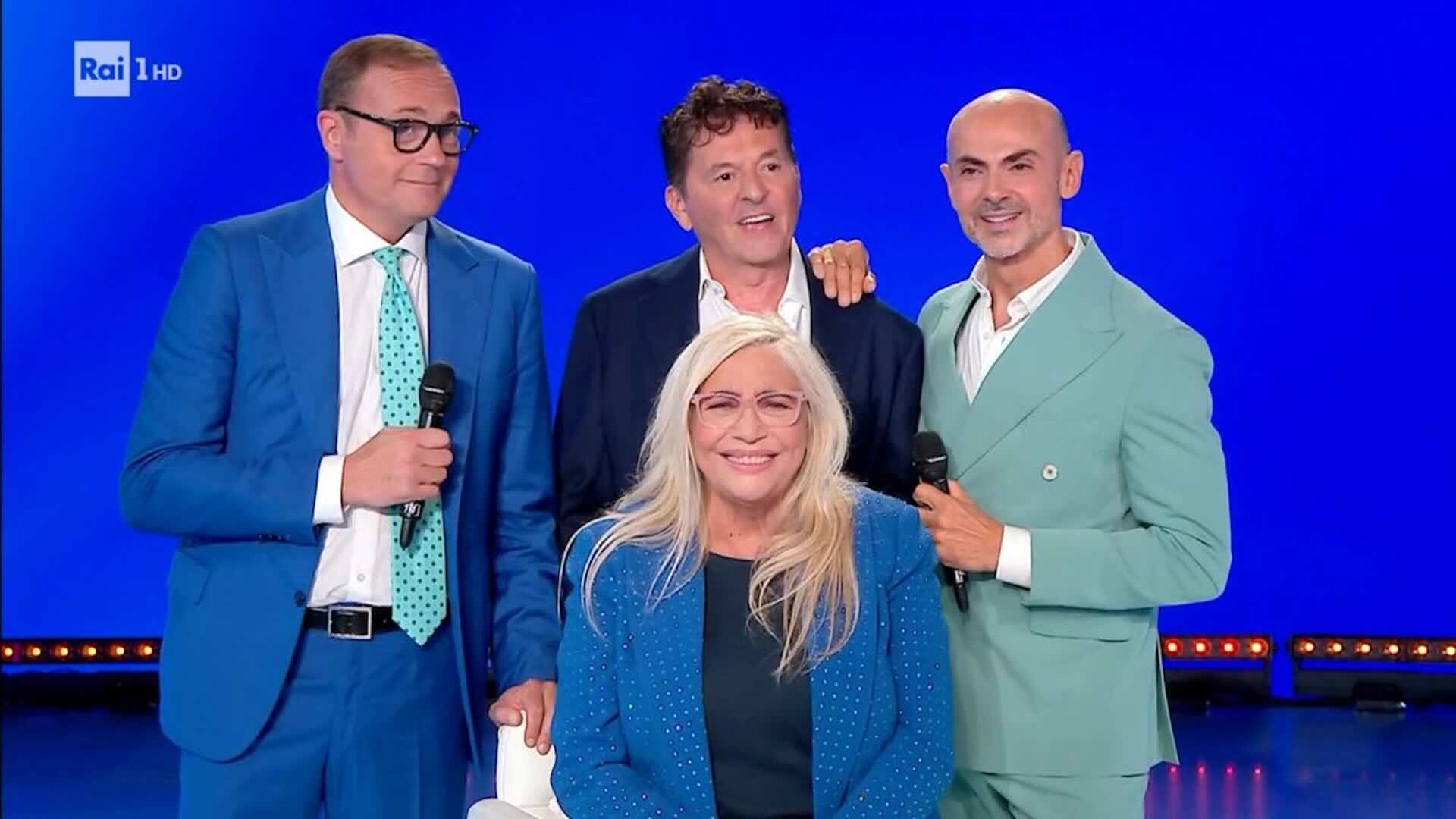 Mara Venier con Teo Mammuccari