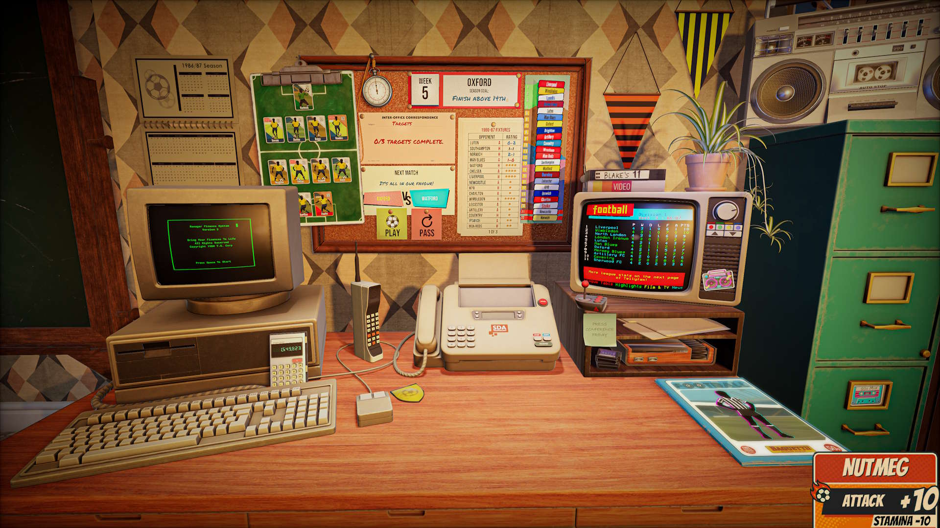 La postazione di lavoro di Nutmeg