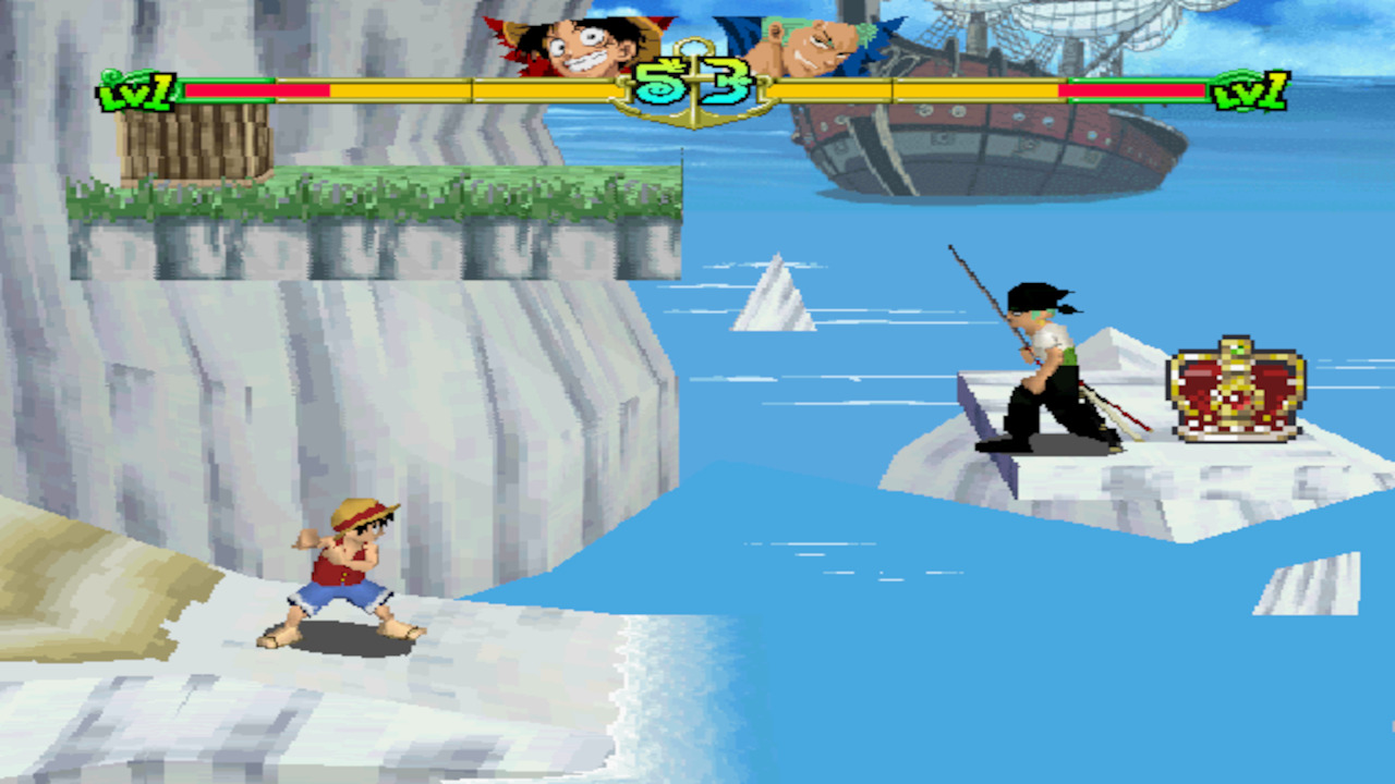 Una sequenza di gioco di One Piece: Grand Battle!